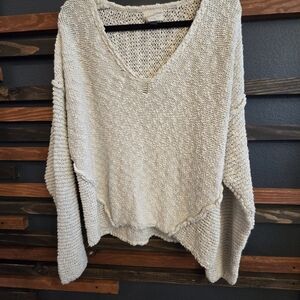 Cozy Cream Knit Sweater